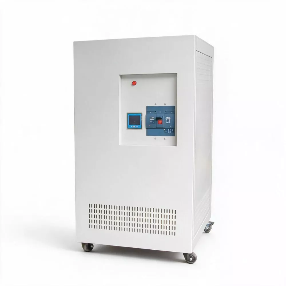 Como um AVR estático SCR trifásico de 1000kVA garante uma regulação de tensão estável para grandes sistemas de energia?